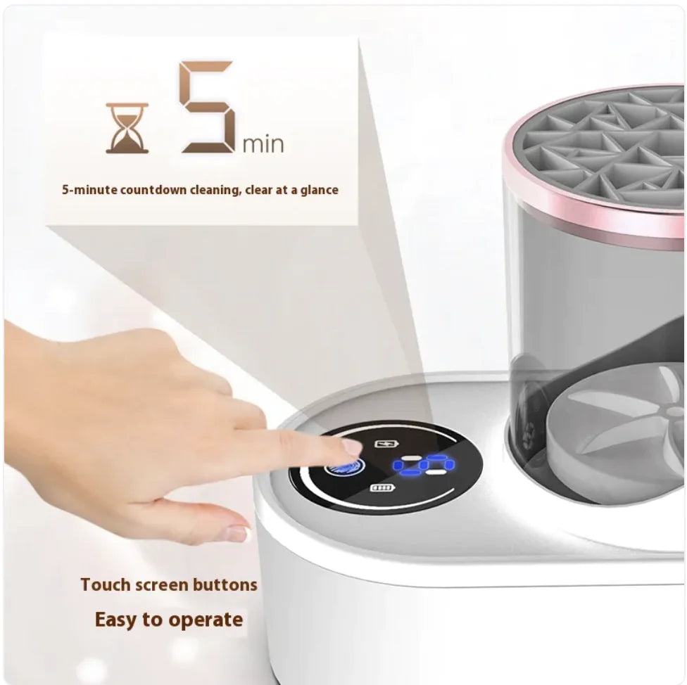 DODIDODI® - Rechargeable Electric Makeup Brush Cleaner & Stand